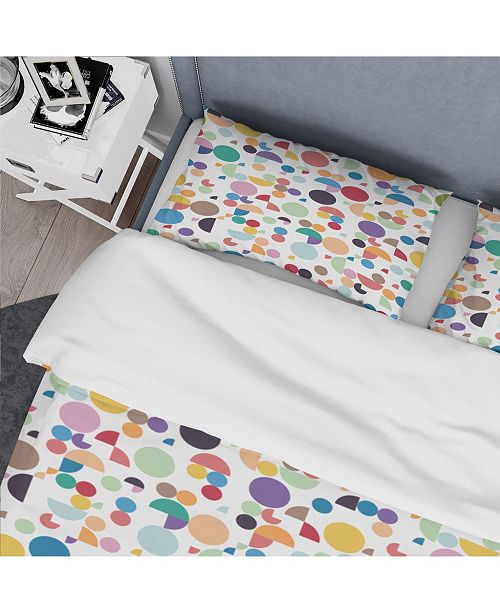 Design Art Designart Retro Abstract Geometric Pattern Mid