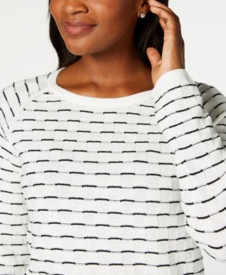 Karen Scott Textured Sweater, Created for Macy's
