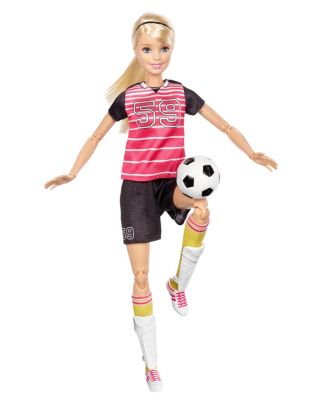 barbie made to move soccer player doll