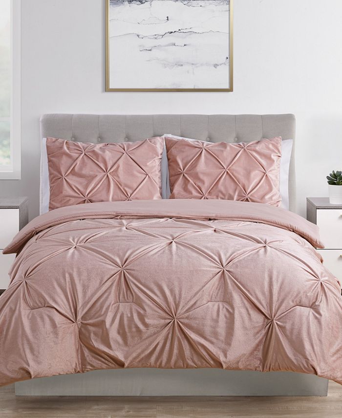 VCNY Home Carmen Velvet 2Pc. Twin Comforter Set & Reviews Comforters