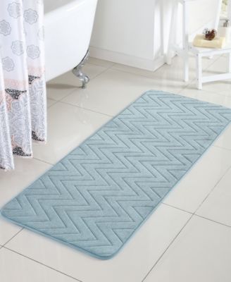 VCNY Home Chevron 24" x 60" Memory Foam Bath Runner
