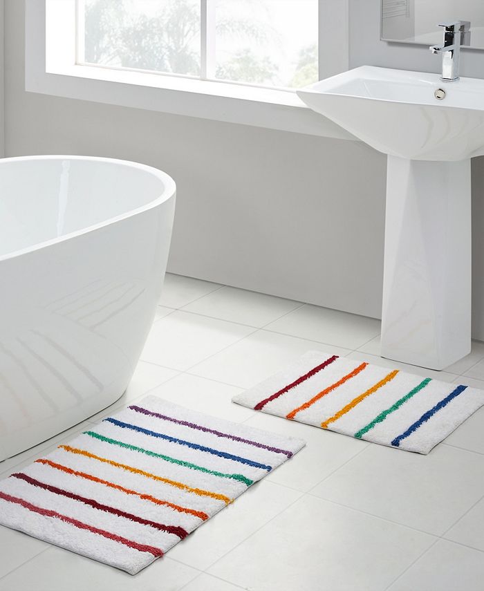 VCNY Home Rainbow Stripe 2-Pc. Bath Rug Set - Macy's