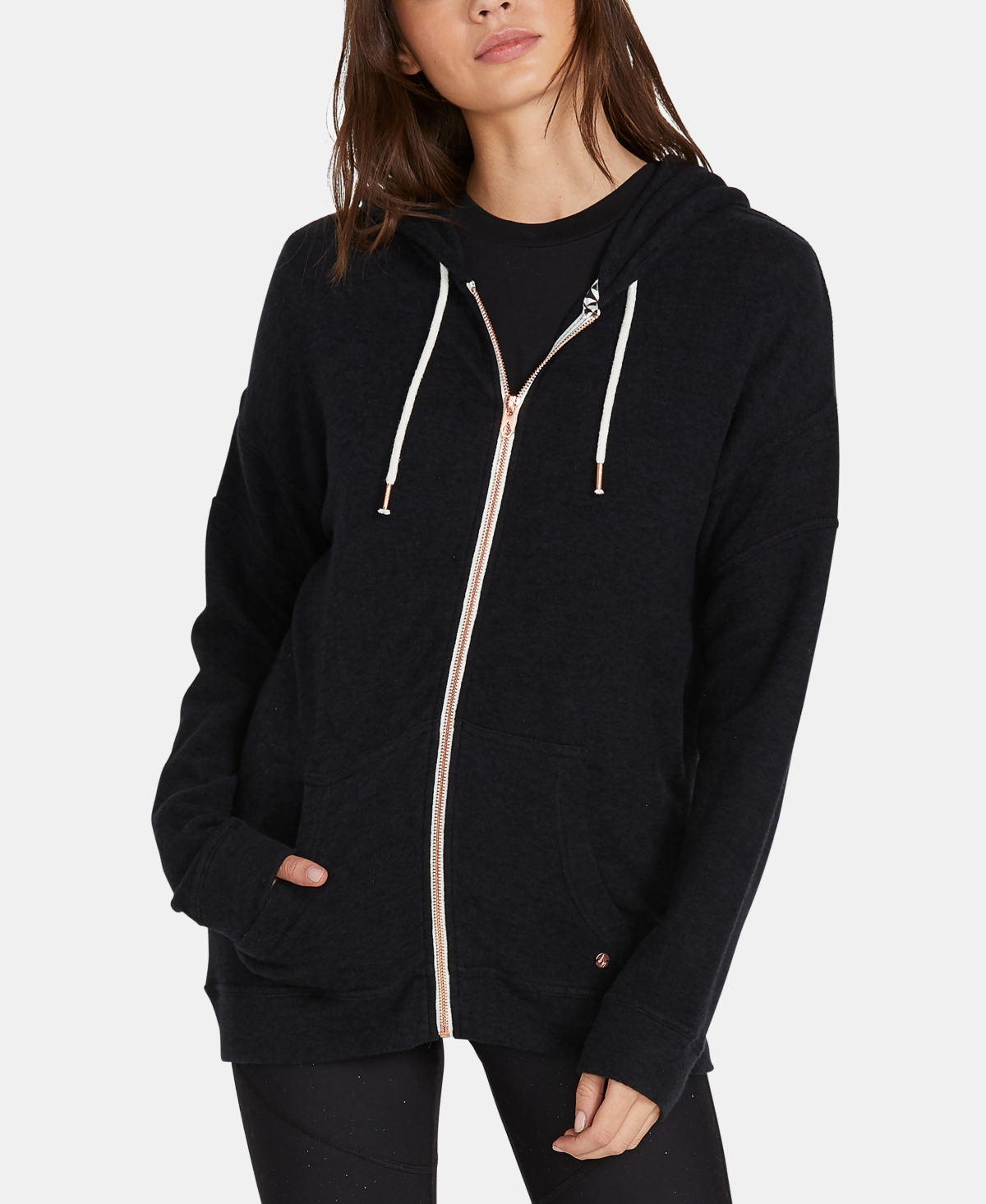 Juniors black zip up hoodie best sale
