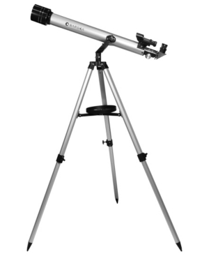 Barska 600 Power, 80060 Starwatcher Refractor Telescope, Az In Silver