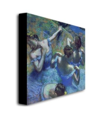 Trademark Global Edgar Degas 'Blue Dancers 1899' Canvas Art - 24" x 24"