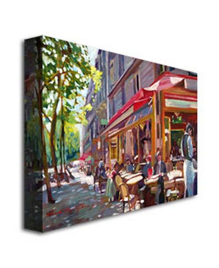 Trademark Global David Lloyd Glover 'Paris Cafe' Canvas Art - 47