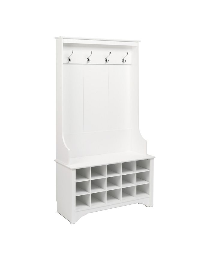 Prepac Hall Tree with Shoe Storage Macy's