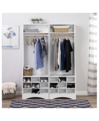 Prepac  Compact Wardrobe with Shoe Storage