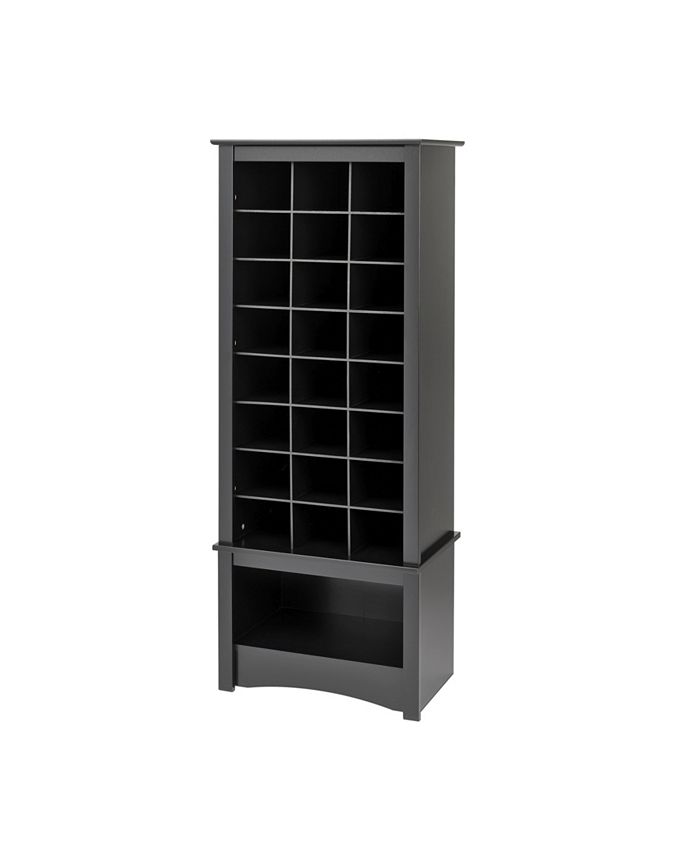 Prepac 24 Pair Shoe Storage Rack with Bottom Shelf Macy s