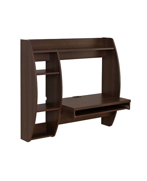 Prepac Floating Desk With Storage And Keyboard Tray Reviews