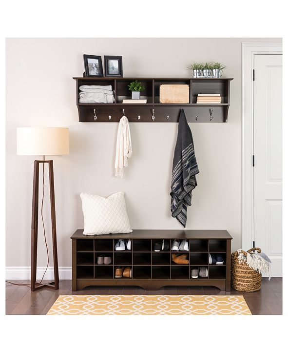 Prepac 24 Pair Shoe Storage Cubby Bench & Reviews ...