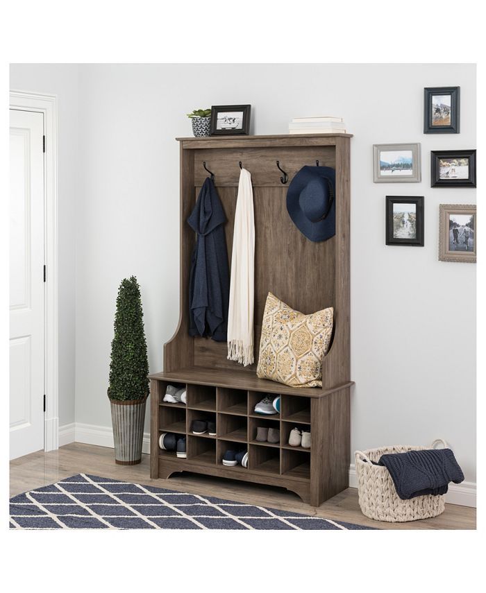 Prepac Hall Tree with Shoe Storage Macy's