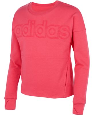 adidas embossed sweatshirt