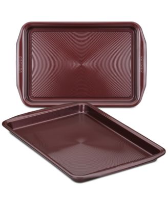 Circulon - Nonstick Bakeware 2-Pc. Cookie Pan Set, Merlot