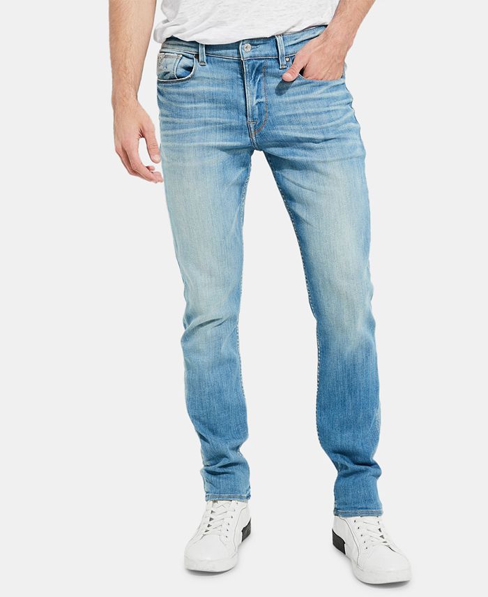 GUESS Men's Slim Tapered Freeform Jeans - Macy's