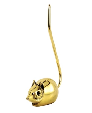 Vibhsa Mouse Ring Holder Jewelry In Gold