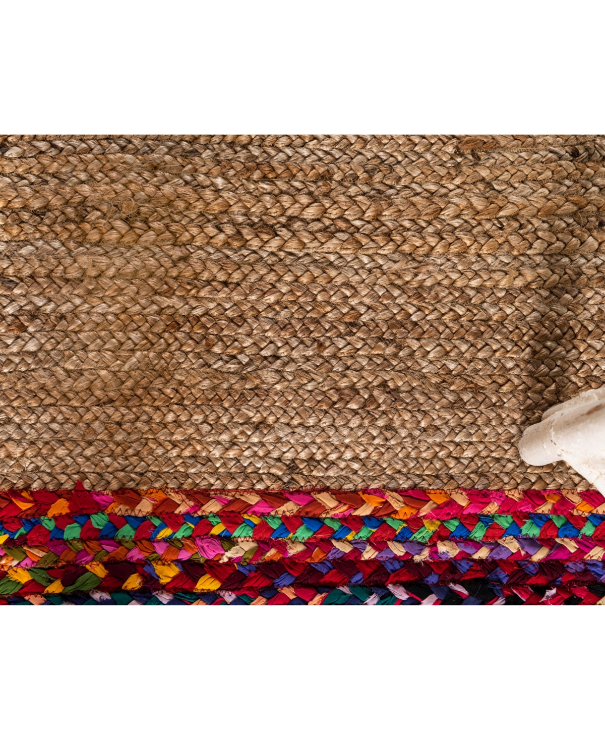 Bayshore Home Chindi Border Chb2Area Rug - Natural