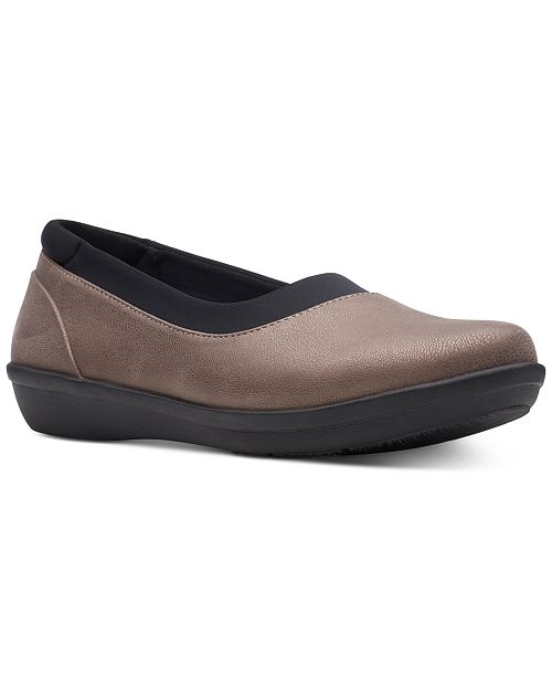 clarks cloudsteppers ayla low women's flats
