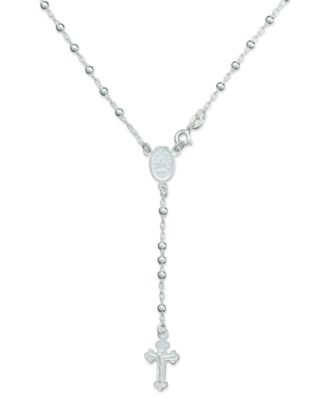 Giani Bernini - Sterling Silver Necklace, Rosary Necklace