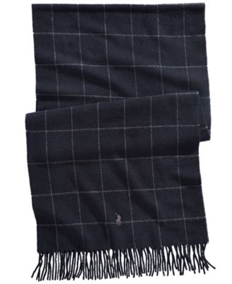 polo plaid scarf