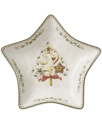 Villeroy & Boch - Winter Bakery Delight Small Star Bowl, Tree Design