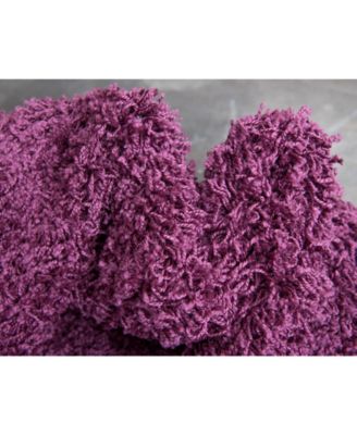 CLOSEOUT! Solid Shag SS1 Area Rug Collection