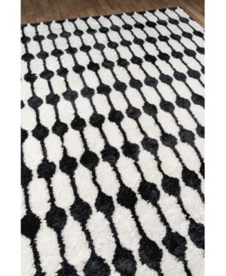 Novogratz Retro Ret-4 Black 5' x 7'6" Area Rug