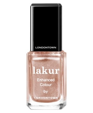 Londontown Lakur Enhanced Color Nail Polish, 0.4 Oz. In Kissed By Rose Gold