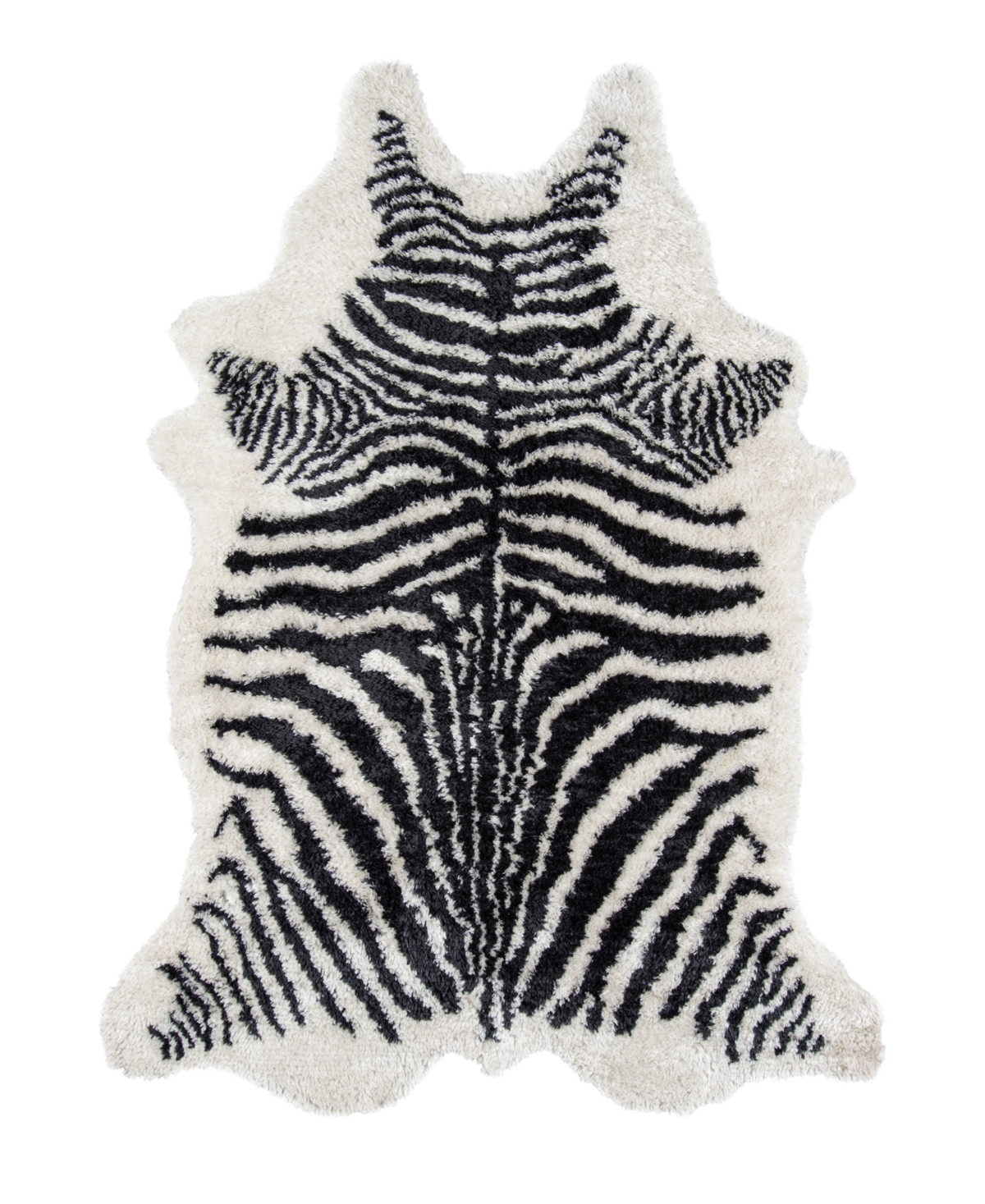 Novogratz Kalahari Kal-1 Black 7'6in x 9'6in Area Rug - Black