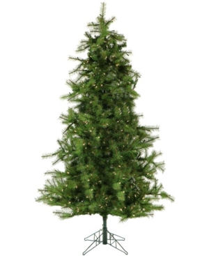 Christmas Time 65' Colorado Pine Artificial Christmas Tree With Clear Led String Lighting