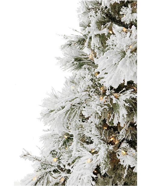 Christmas Time 6 5 Frosted Fir Snowy Artificial Christmas Tree