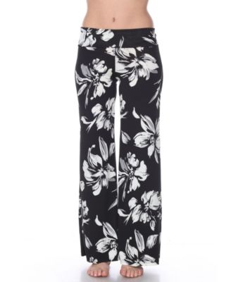 Flower Print Palazzo Pants
