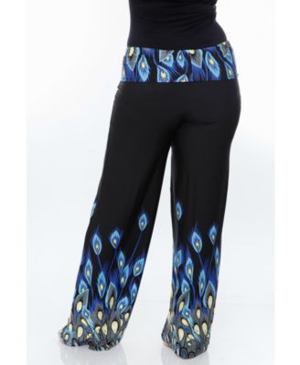 Plus Size Printed Palazzo Pants