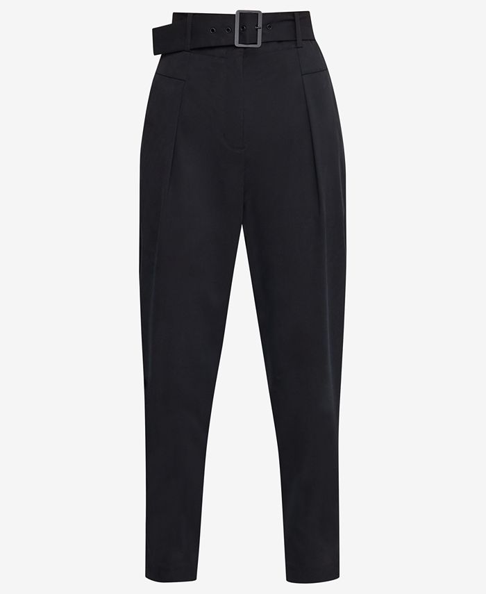 Belted & Cropped Style Pant 232021