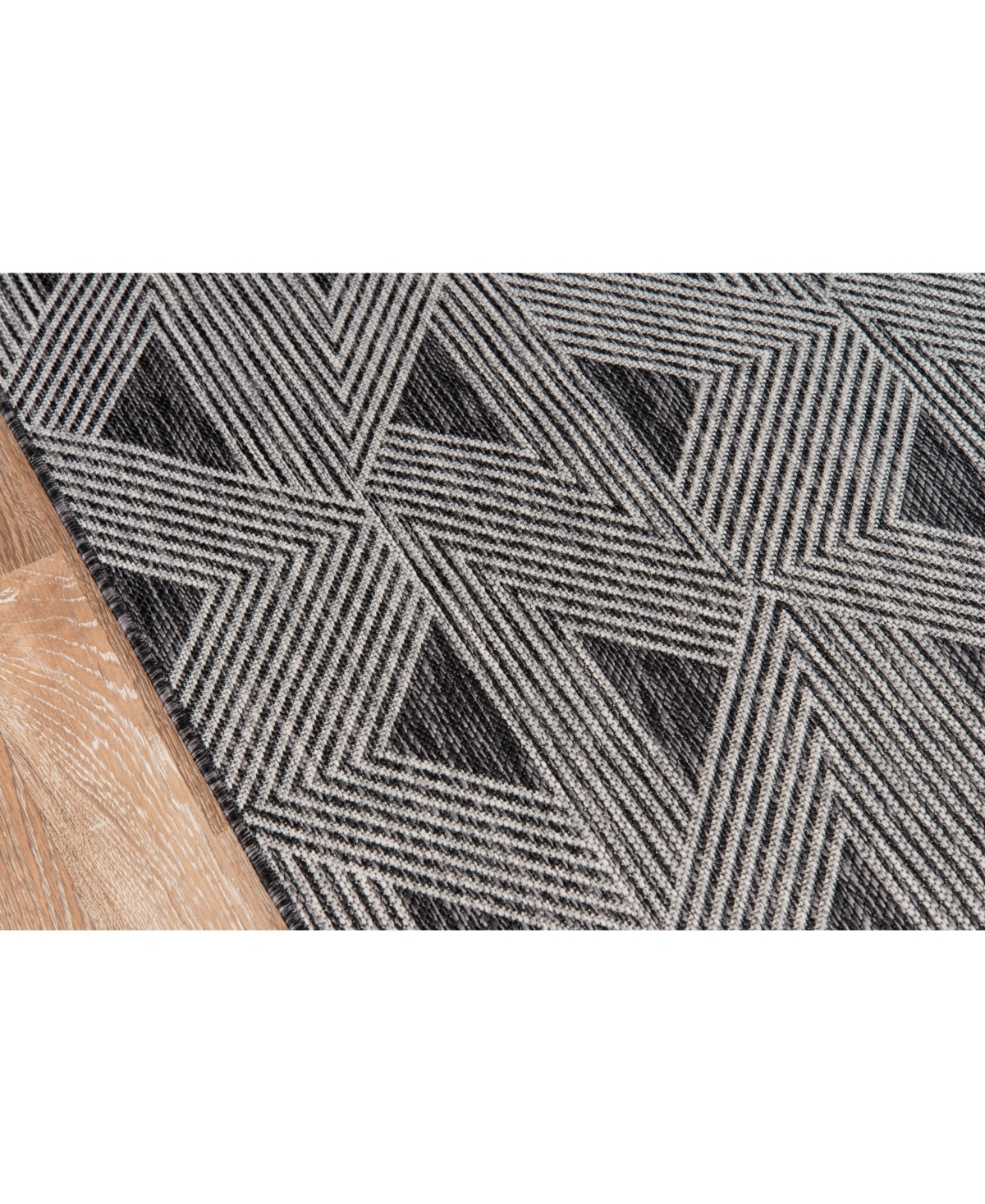 Novogratz Villa Vi-06 Charcoal 3'11" x 5'7" Outdoor Area Rug