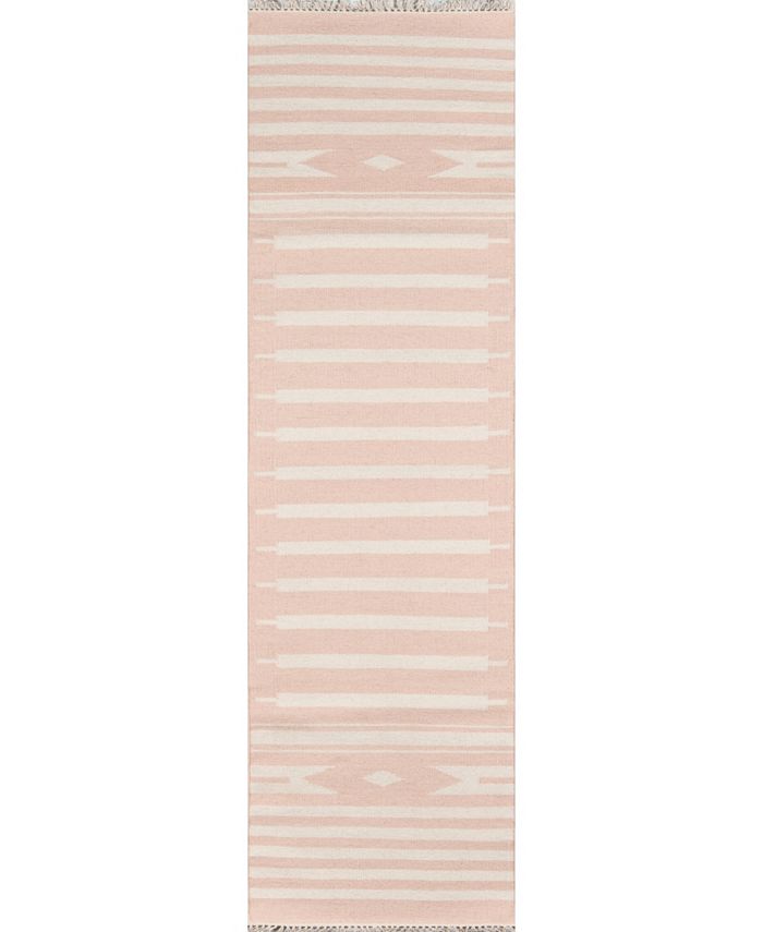 Erin Gates Thompson Tho1 Billings Pink 2'3" x 8' Runner Area Rug Macy's