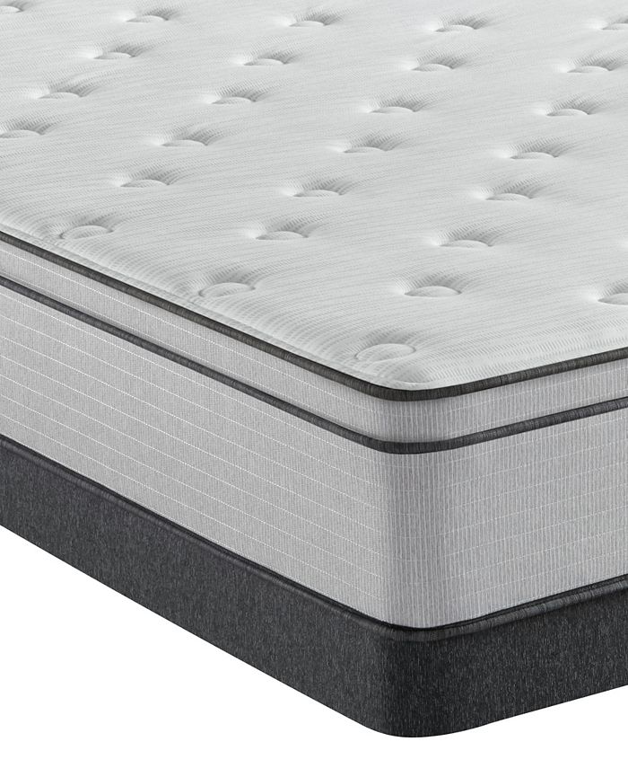 Beautyrest BR800 12" Plush Euro Top Mattress Set Queen Split Macy's
