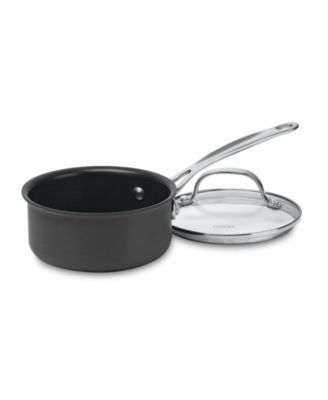 Chefs Classic Hard Anodized 1-Qt. Saucepan w/ Cover