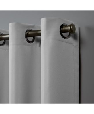 Canvas Indoor/Outdoor Grommet Top 54" X 84" Curtain Panel Pair