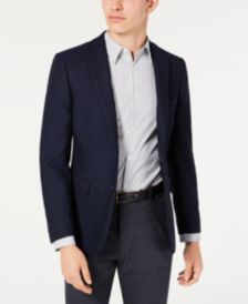 Men's Skinny-Fit Stretch Textured Sport Coat