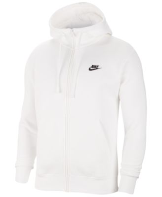 nike plain white hoodie