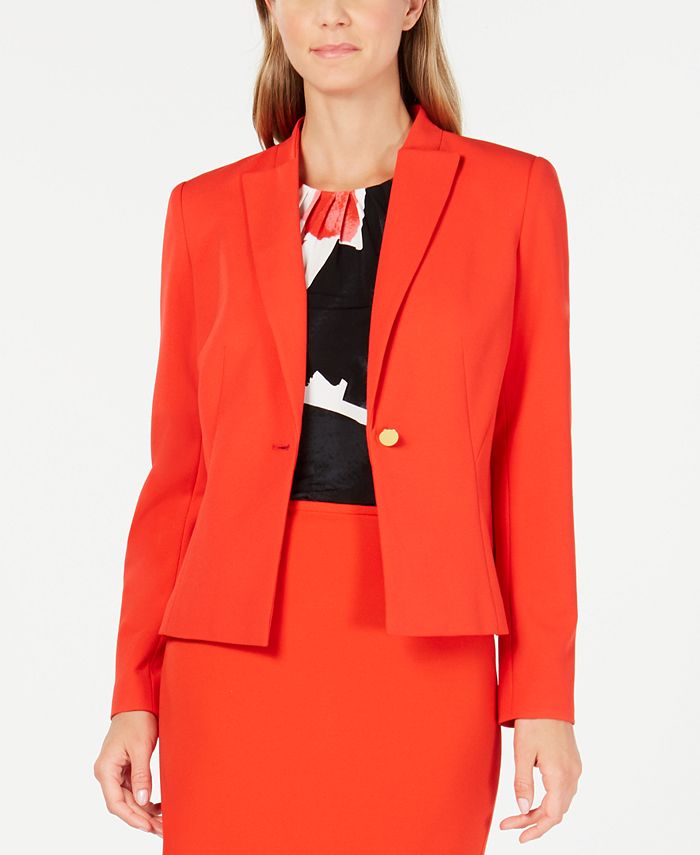 Calvin Klein OneButton Blazer Macy's