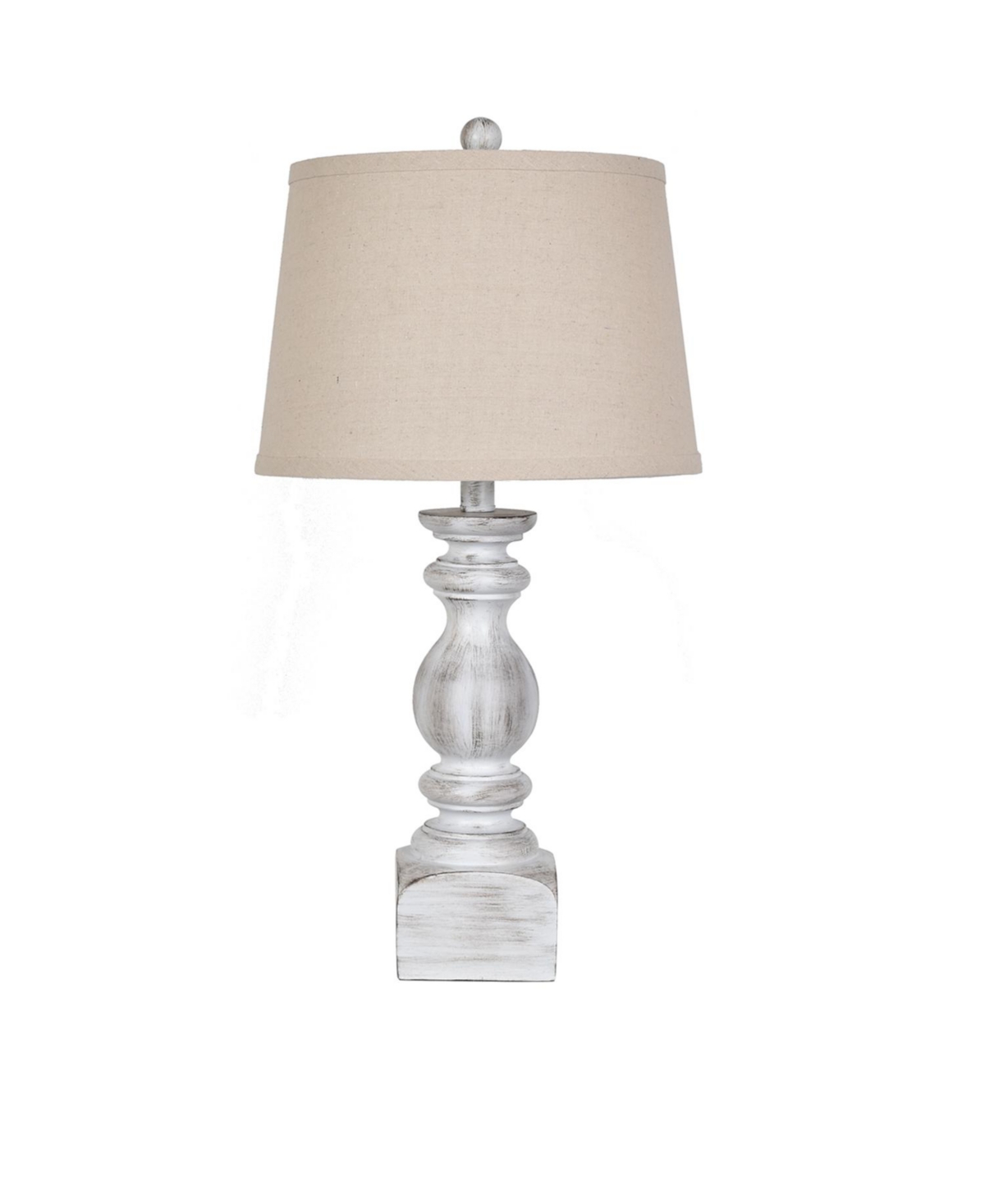 Crestview Collection 25" Table Lamp In Beige,khaki