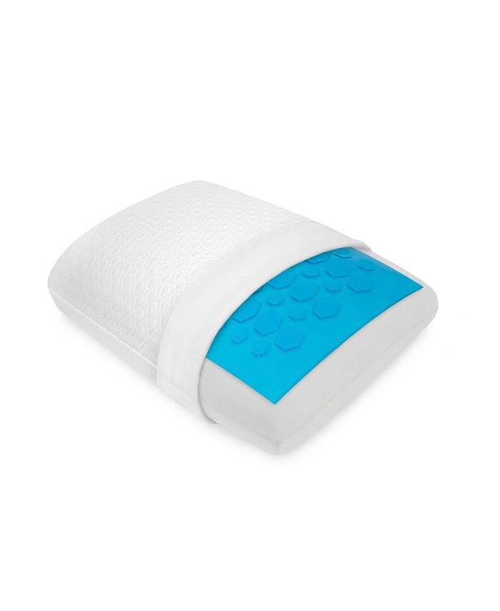 SensorPEDIC GelOverlay Memory Foam Comfort Bed Pillow Macy's