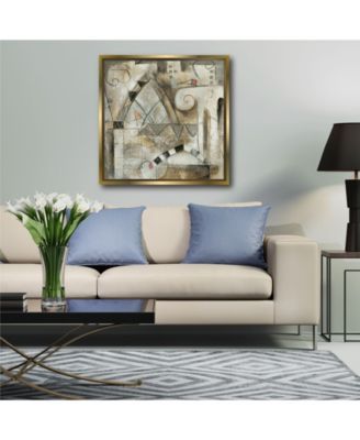 Classica II 18" x 18" Canvas Wall Art with Float Moulding