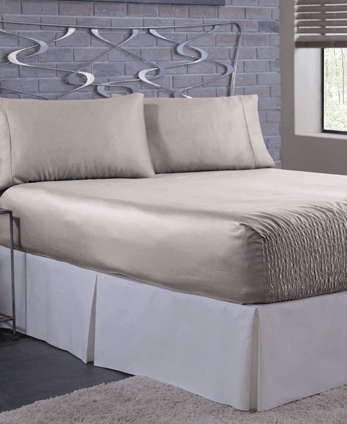 Bed Tite Luxury Satin 4 Pc. Sheet Sets Macy's