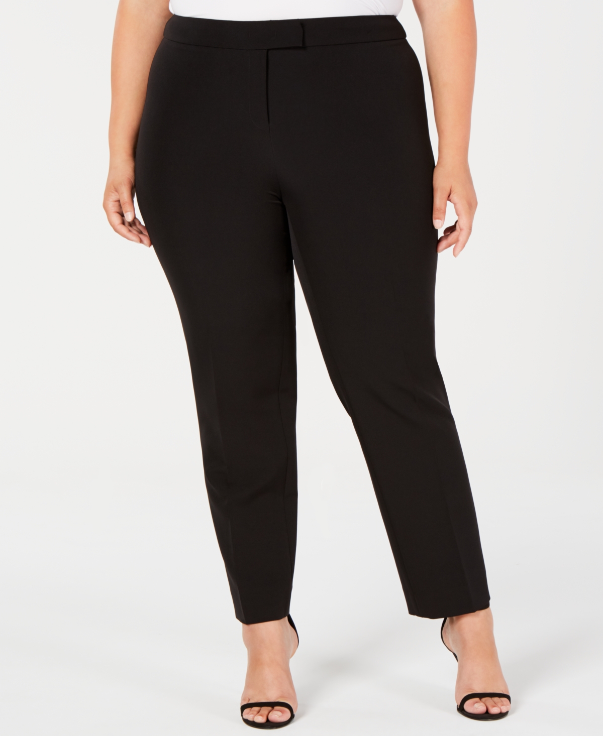 Anne Klein Plus Size Straight Leg Pants Smart Closet