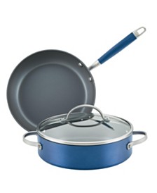 Advanced Home Hard-Anodized Nonstick 3-Pc. Cookware Set