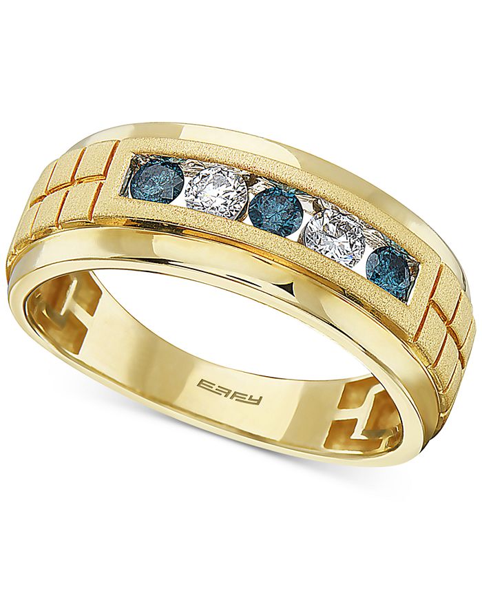 EFFY Collection EFFY® Men's Diamond Ring (1/2 ct. t.w.) in 14k Gold