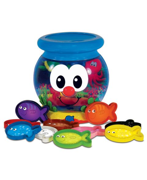 Детские игрушки Areyougame Learn with Me Color Matching Game 10-Piece Fish Bowl, Ages 2+, цвет: Разноцветный